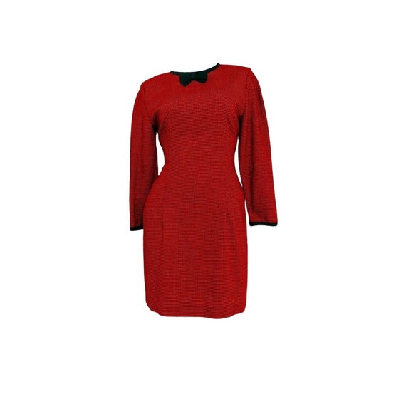 womens holiday dresses uk Bell Ruffle Sleeve Ponte Dress | Isle Apparel main image 1