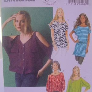 Butterick 5889 Top and Tunic Pattern XS, SM. Med