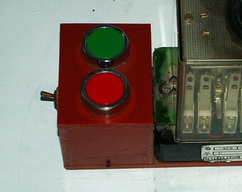 Vintage Regulation Apparatus/Measurement and Regulation of Electricity/Gabrovo Bulgaria/Relay Machine