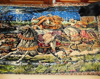 Large Woven Tapestry 190 x 120 cm/Vintage/Orient Theme