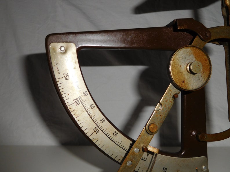 Vintage German Table Postal Letter Balance/metal Scale 1960s Etsy