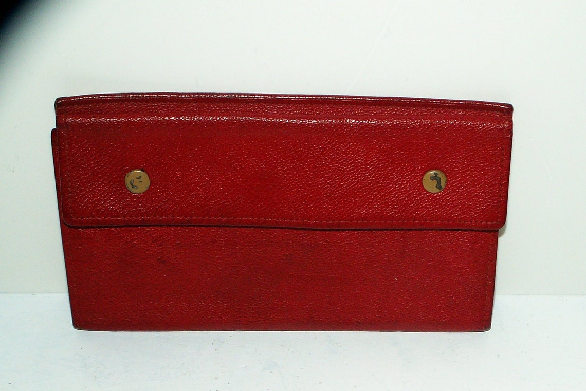 Leather Case/vintge Red Leather Case for Artistic Things - Etsy Australia