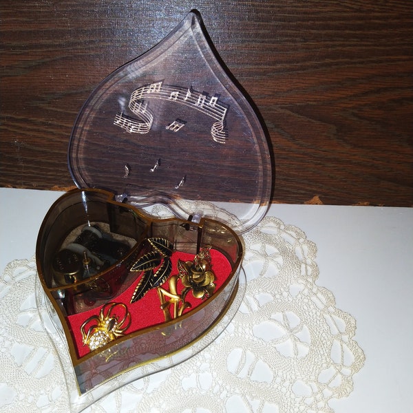 Musical Jewelry Box/Original Box/Heart Shape