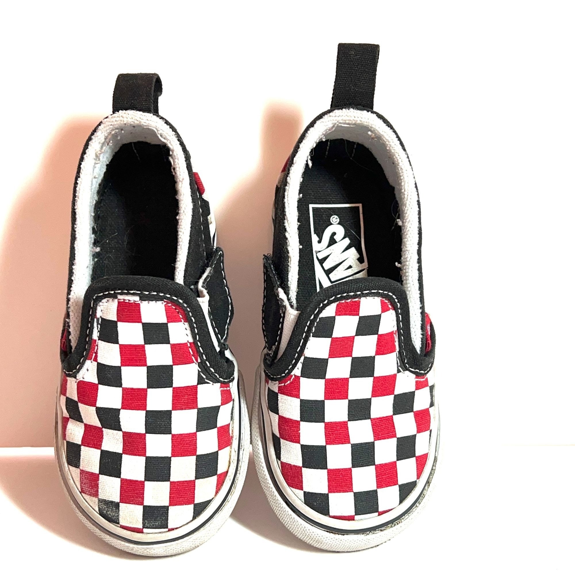red gingham vans