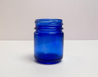 ヴィンテージ ヴィックス ヴェポラップ ブルーガラスボトル 6個セット