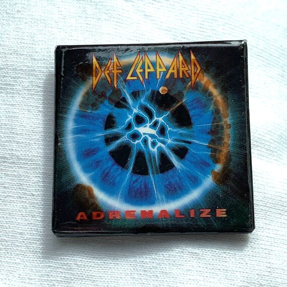 Def Leppard Adrenalize Pinback Button Pin Square - image 1