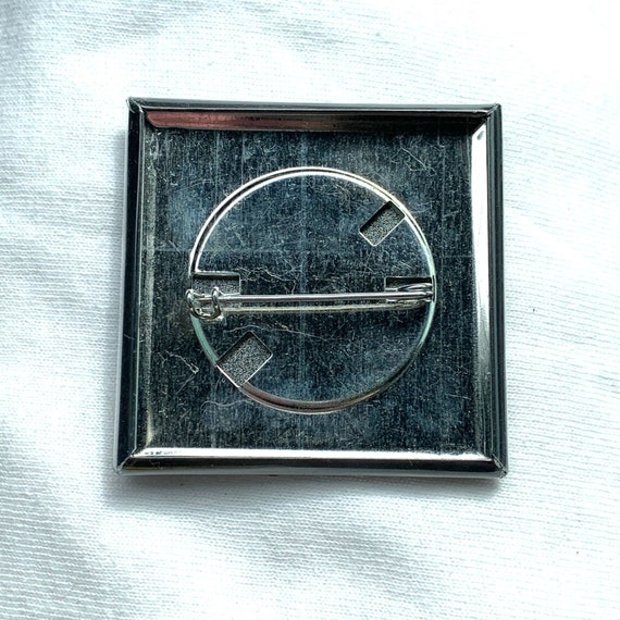 Square Interactive Channel Pinback Button Pin - image 2