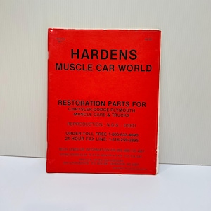 Hardens Muscle Car World Catalog Edition 96-1 Restoration Parts For Chrysler-Dodge-Plymouth