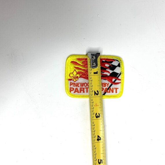 Rectangle Pinewood Derby Participant Patch Sew On… - image 2