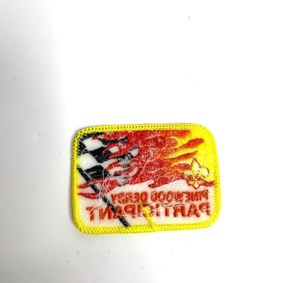Rectangle Pinewood Derby Participant Patch Sew On… - image 4