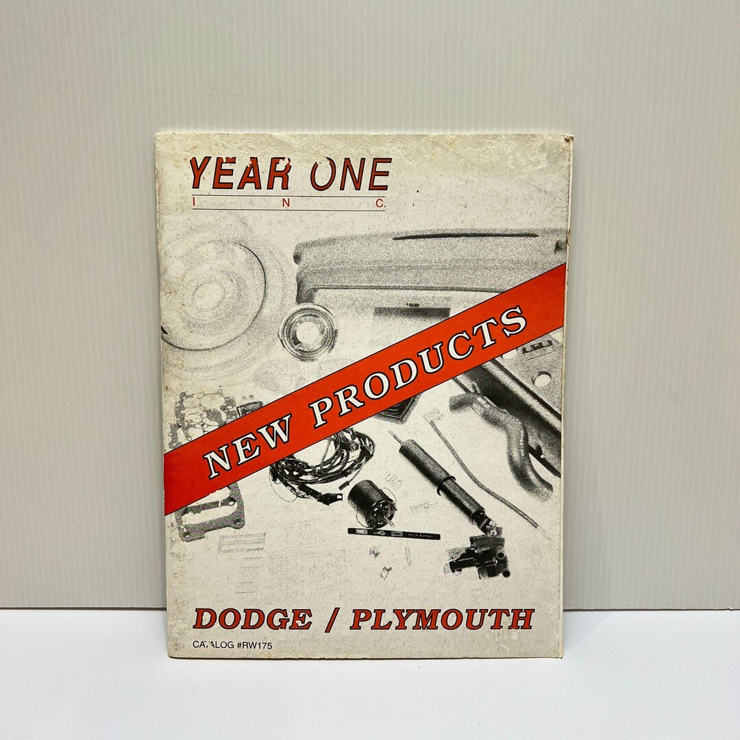 Year One Inc. New Products Catalog Dodge/plymouth Car Parts