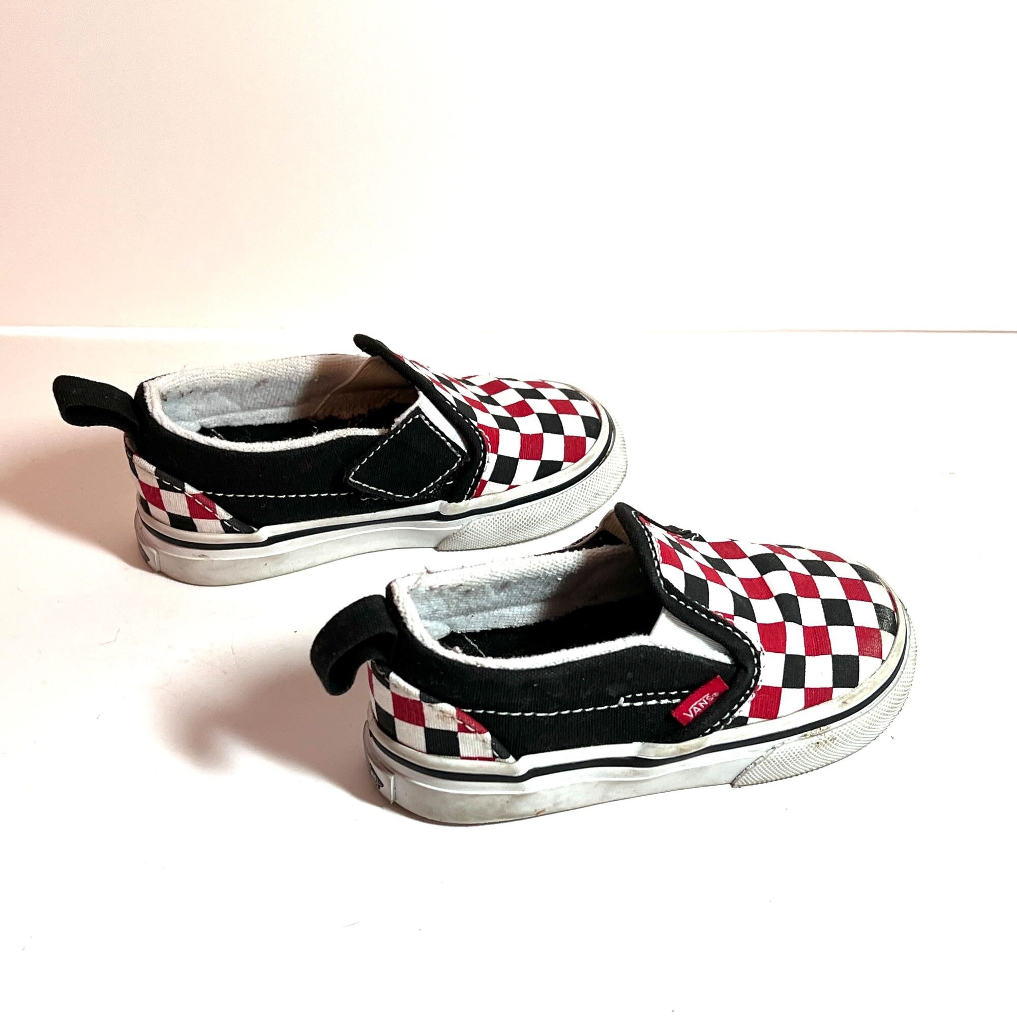 checkered vans size 5