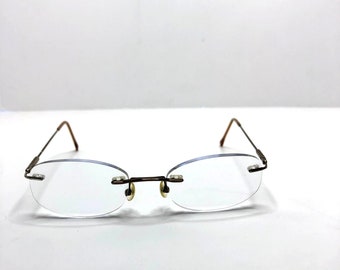 Unisex Randlose Rahmenlose Brille für Männer Damen Brille