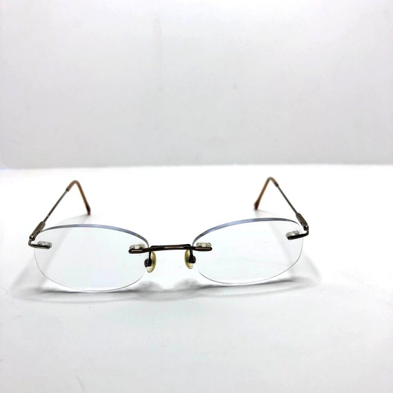 Unisex Rimless Frameless Glasses for Men Women Eye