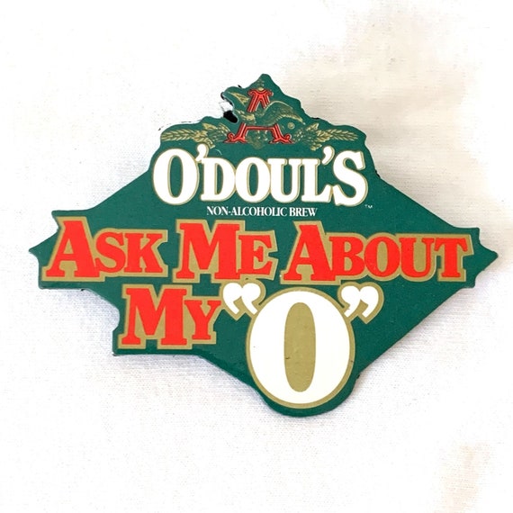 O'Doul's Pinback Button Pin Non-Alcoholic Brew As… - image 1