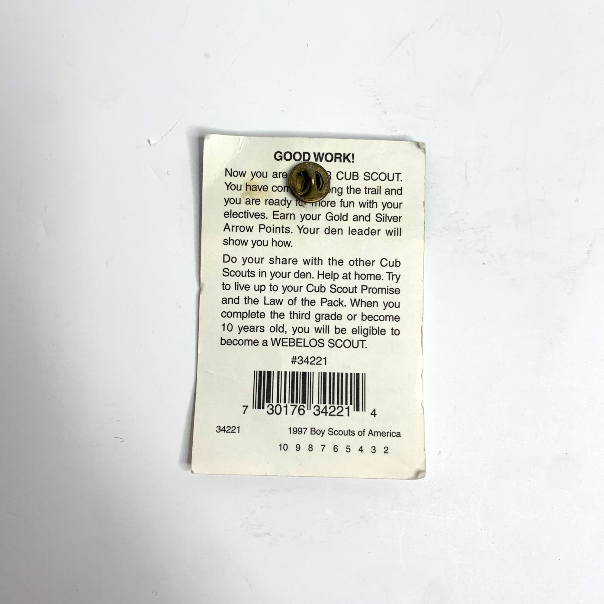 Bear Cub Scout Pin and Patch Sew on Embroidered Yellow Green Patch - Etsy