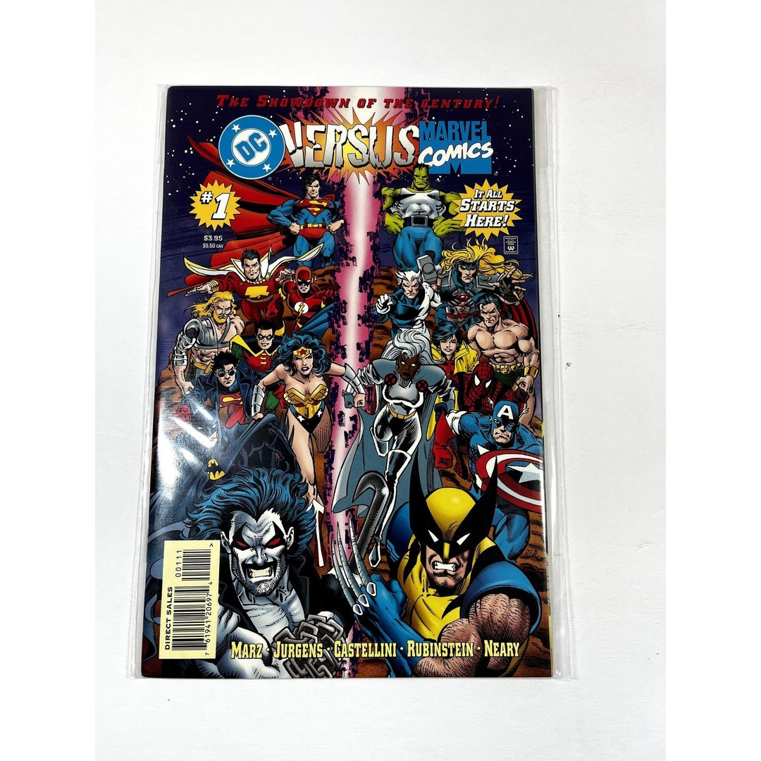 DC vs マーヴル DC VERSUS VS MARVEL COMICS #1-4 SET LOT*1996*CROSSOVER*1ST