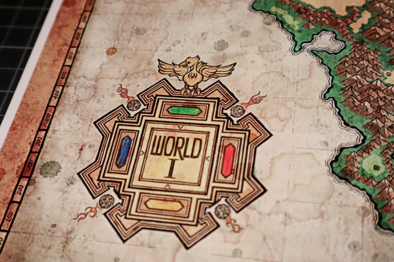 Map From Final Fantasy V World 1 Map Final Fantasy