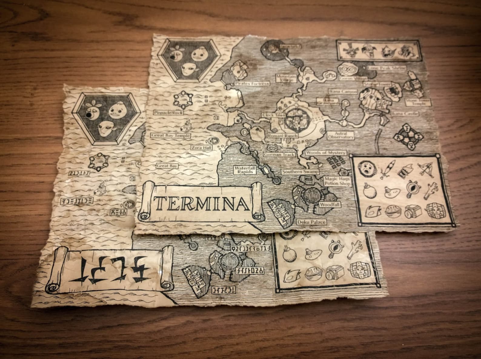 Zelda Map, Hyrule Map, Termina Map, Legend of Zelda, Ocarina of Time ...