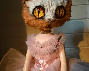 Aangepaste textielkunstpop GERESERVEERD