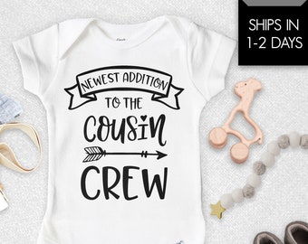 Cousin Onesie® New to the Cousin Crew Bodysuit Cousin Baby Gift Cousin Announcement Onesie® Baby Shower Gift