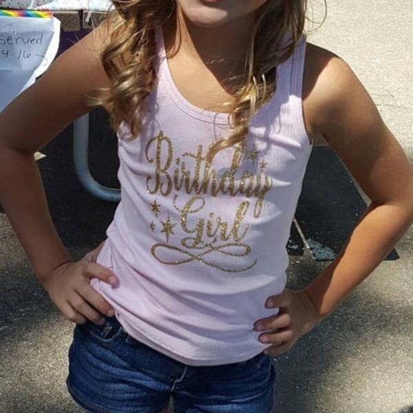 Birthday Tank Top Etsy