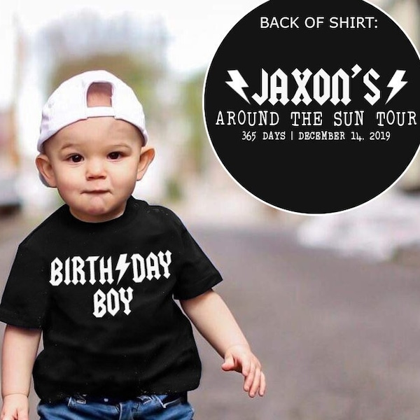 Rockin One First Birthday Personalized 1st Birthday Outfit Boy Guitar Birthday Rock n Roll Birthday Raglan Shirt Rockstar First Birthday