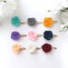 Flower Hair Clips Gold Hair Clip Baby Hair Clip Felt Flower Hair Clip Snap Clip 25 Colors Baby Girl Hair Accessory Squishy Cheeks