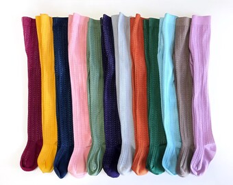 patterned baby tights