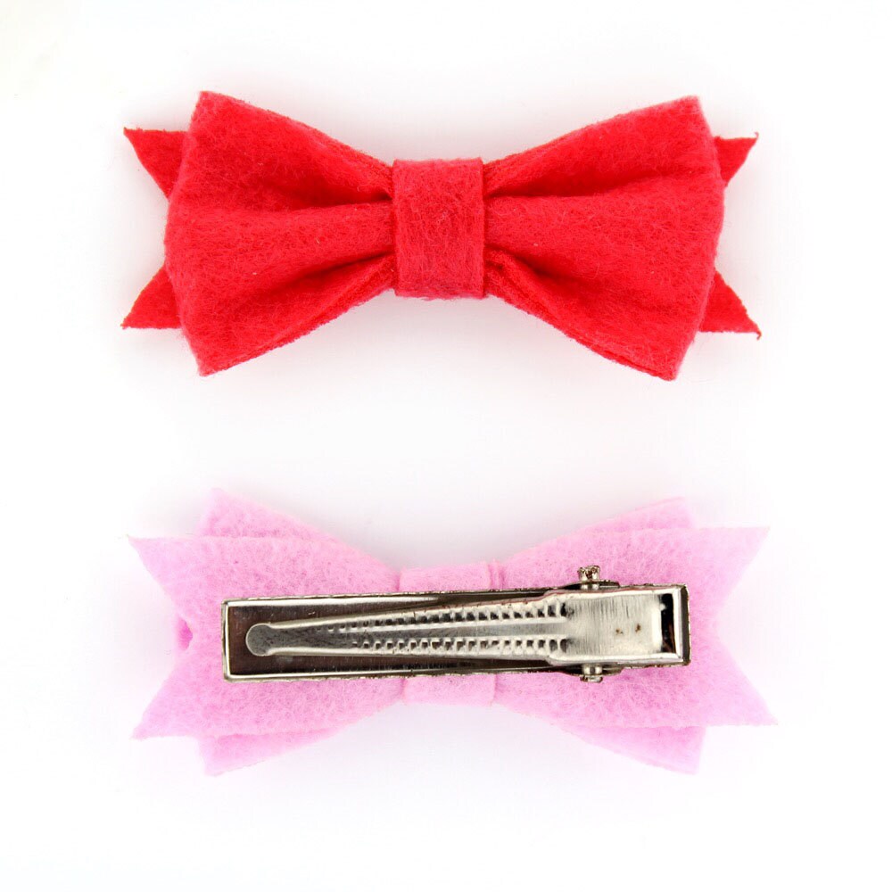 Baby Bows Bow Hair Clip Felt Bows Baby Headband Baby Bow Etsy