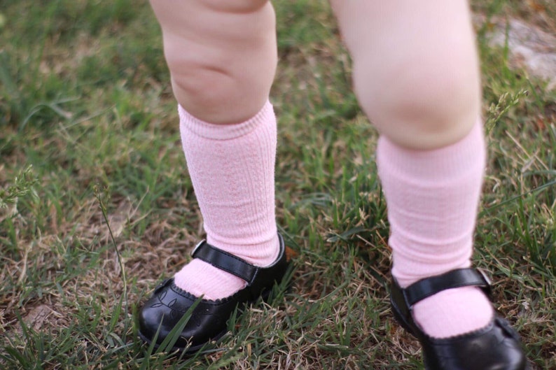 Fall Baby Knee High Socks Girl Boy Hand Dyed Cable Knit Socks Mustard Navy Pumpkin Infant Toddler Girl Boy Size Newborn-10 Years imagem 6