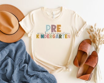 Pre Kindergarten Teacher Shirts, Pre K Back to School Tshirt First Day of Pre K Grade Team Shirts