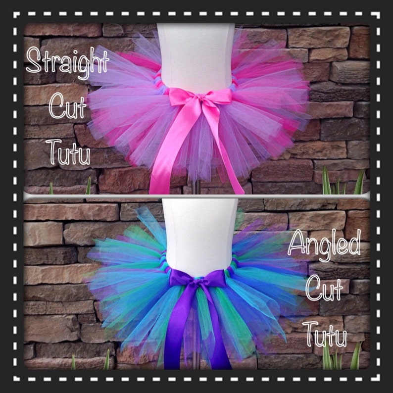 Pastel Rainbow Tutu with Clip-On Satin Bow , Easter Tutu, Easter Outfit Photo Prop, Baby Tutu, Girl Birthday Outfit, Tutu, Made for any age image 3