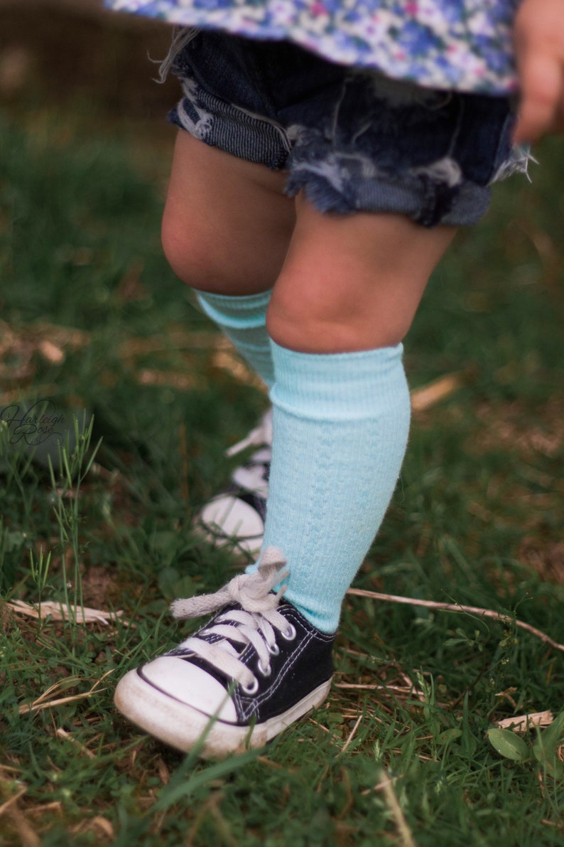 Baby Knee High Socks Baby Girl Boy Hand Dyed RainbowColors | Etsy