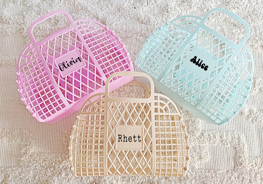 Jelly Baskets Personalized Easter Basket Custom Baby Easter Basket Baby