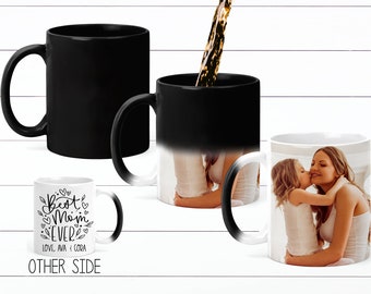 Mothers Day Gift, Personalized Photo Coffee Mug, Unique Mom Gift for Mothers Day