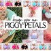 Baby Barefoot Sandals, Design Your Own Piggy Petals, 100's of Color Combos, Baby Accessories, Newborn Shoes, Baby Shoes, Toe Blooms 