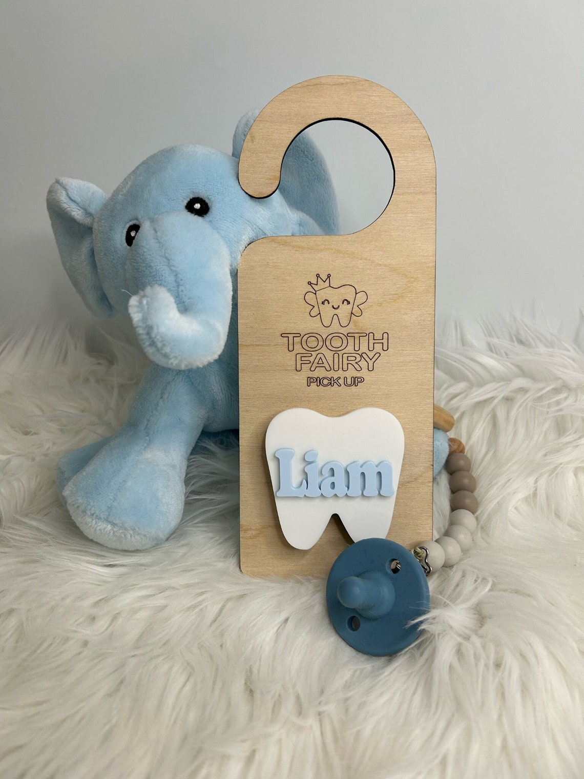 Tooth Fairy Personalized Door Hanger 3D Name Sign - Etsy