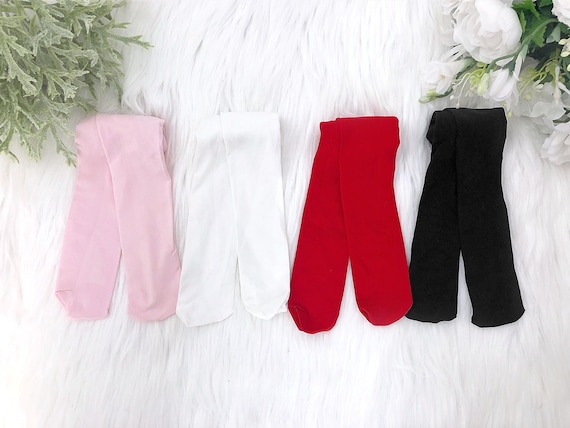 Girls Tights Nylon Baby Tights White Tights Pink Tights Red Tights