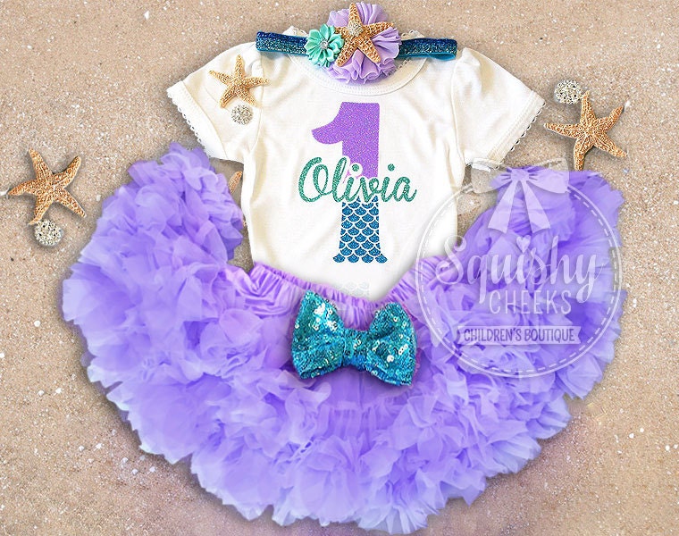 mermaid birthday outfit girl