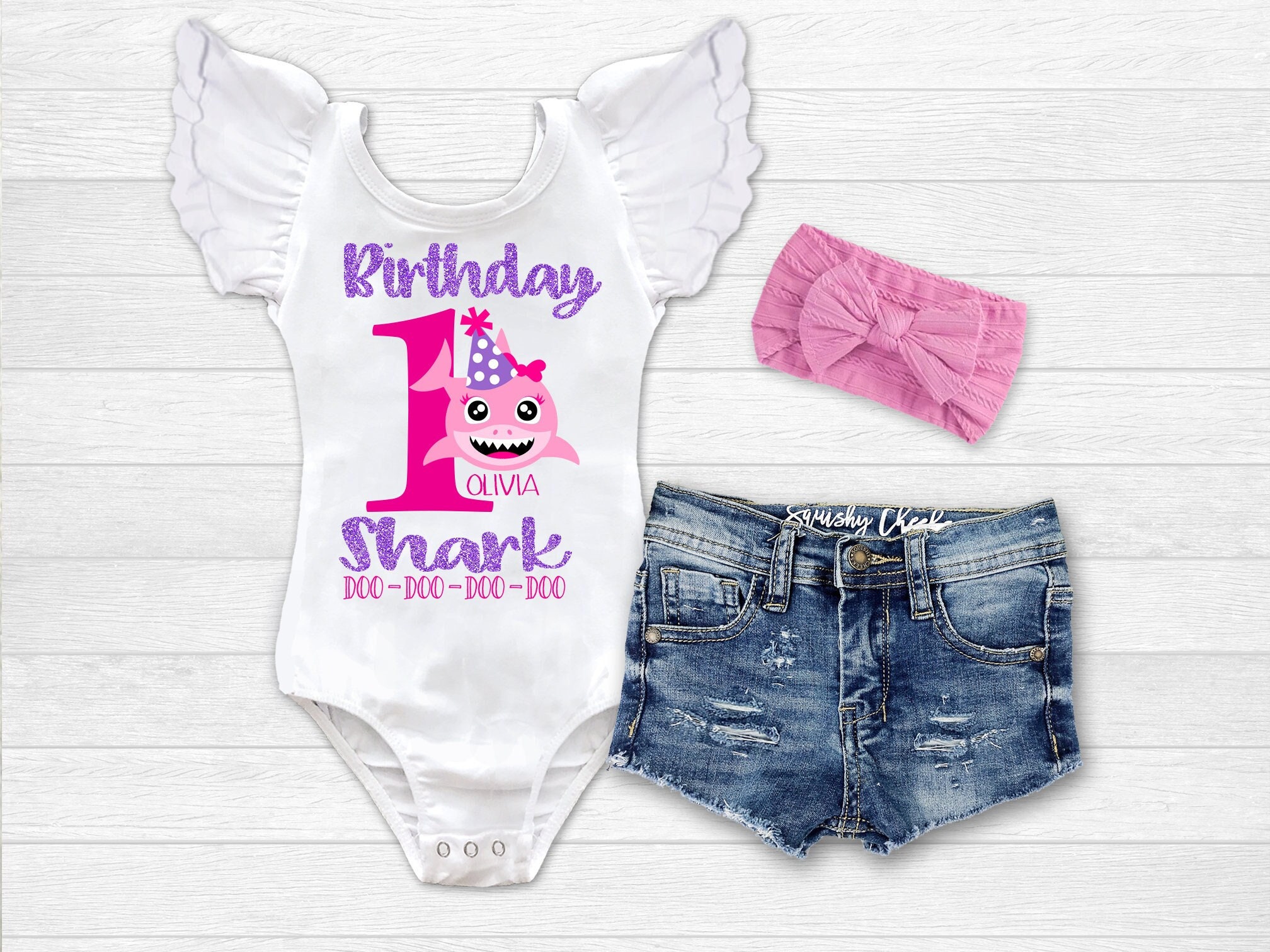 Kids Cute Pink Baby Shark Doo Doo Doo Distressed Tshirt For Girls Kids Cute Pink Baby Shark Doo Doo Doo Distressed Tshirt For Girls