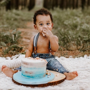 Boys Clip On Striped Suspender Birthday Accessory Boy Navy Suspender Newborn Boy Photo Outfit Boy Denim Overalls