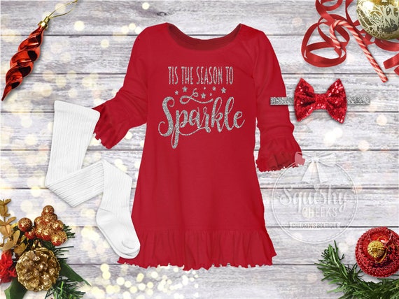 sparkly christmas outfit