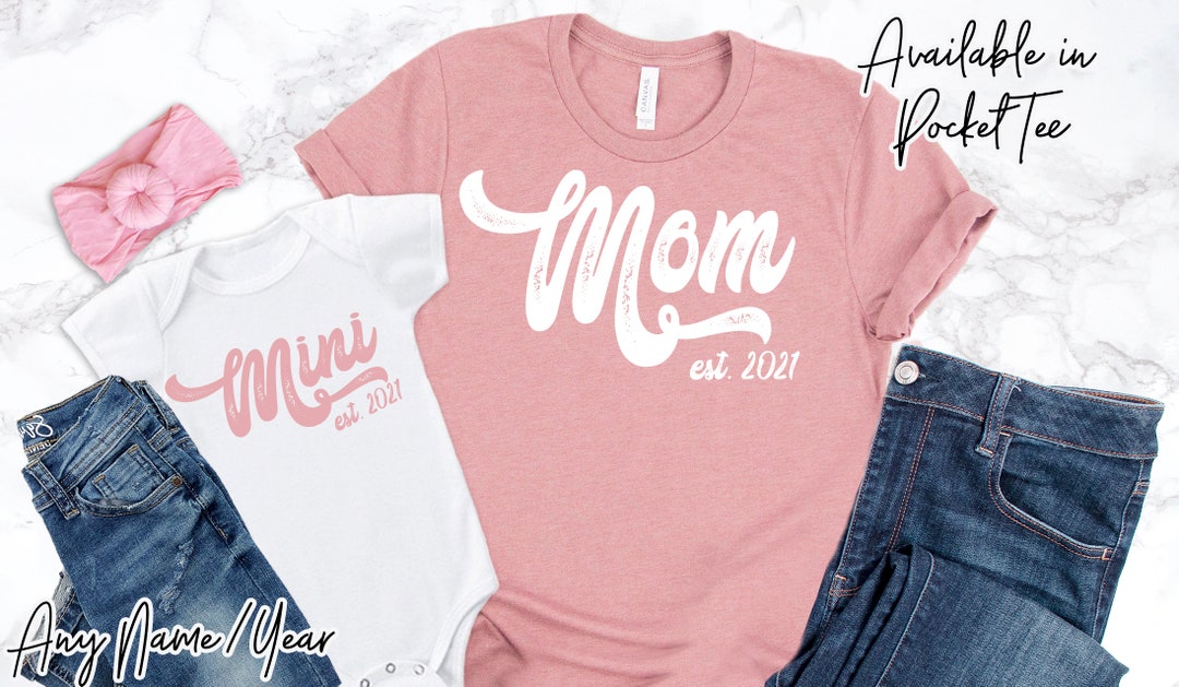 Retro Mothers Day Gift Mothers Day Shirts for Mom Child and - Etsy