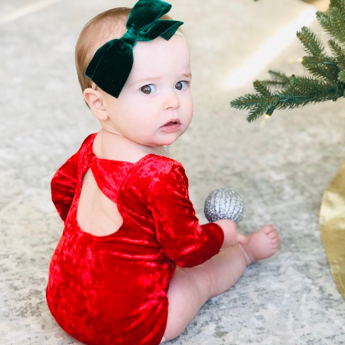 Christmas Baby Girls Velvet One Piece Dress Flying Sleeve Sequin One Piece Dress Girls Party Tutu Dress Toddler Girl Christmas Jumpsuit 6-24M Christmas Baby Girls Velvet One Piece Dress Flying Sleeve Sequin One Piece Dress Girls Party Tutu Dress Toddler Girl Christmas Jumpsuit 6-24M