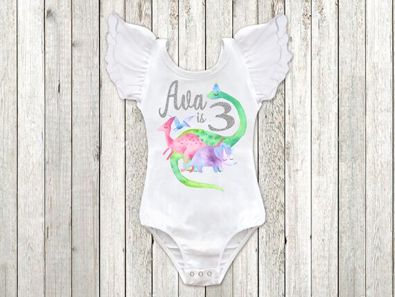 dinosaur first birthday outfit girl