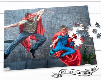 Personalized Photo Puzzle: Unique Father's Day Gift