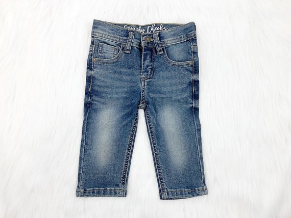 Buy Jeans For Kids With Rugged Pattern And Elastic Waist – Mumkins
