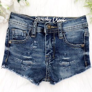 Buy Chilema Toddler Baby Girl Jeans Shorts Set One Shoulder Lace Ruffle Top  + Denim Shorts Summer Casual (White Blue, 2-3T) at