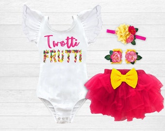 Twotti Frutti Birthday Outfit Girls 2nd Birthday Shirt Fruit Summer Second Birthday Party